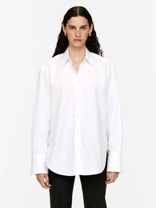 Relaxed-Fit Poplin Shirt - White - Arket