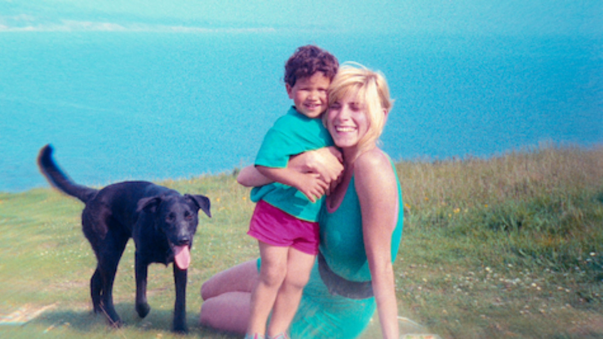 Rachel Nickell and her son Alex Hanscombe in The Murder of Rachel Nickell