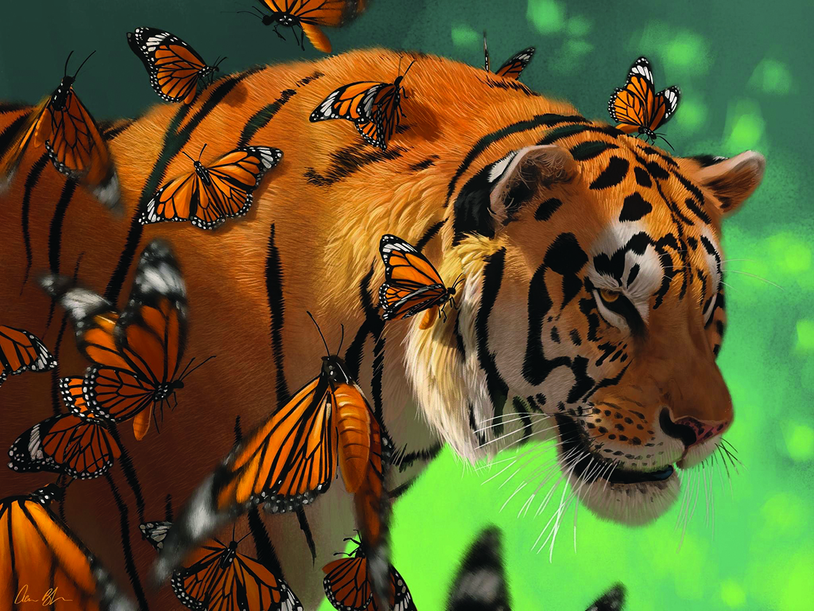 Images from Aaron Blaise's art studio