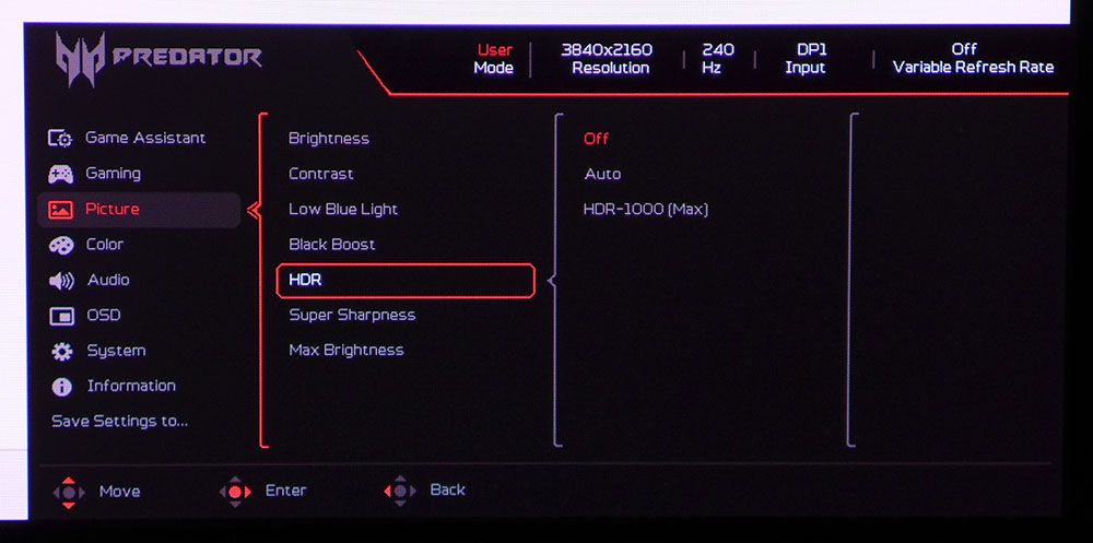 Acer Predator X27 X1