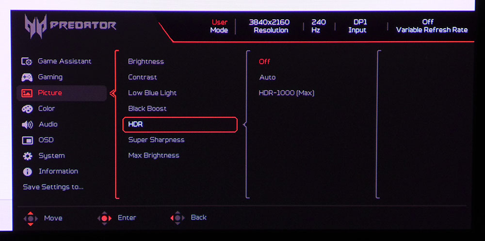 Acer Predator X27 X1