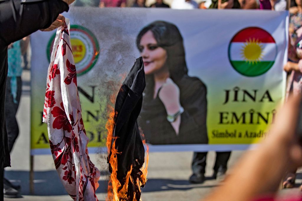 Iran protest in Syria