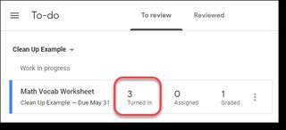 google classroom archive assignments
