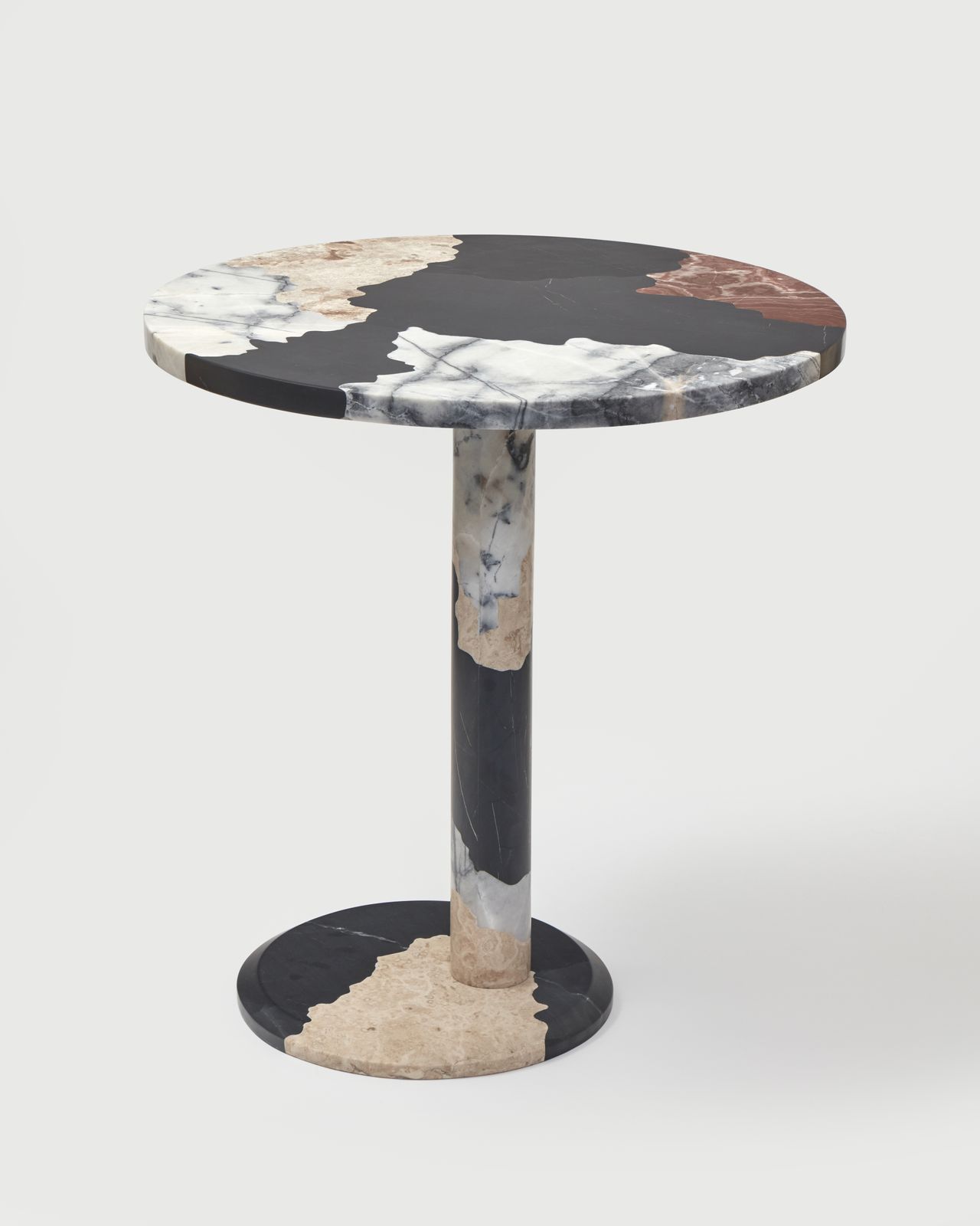 colourful stone table