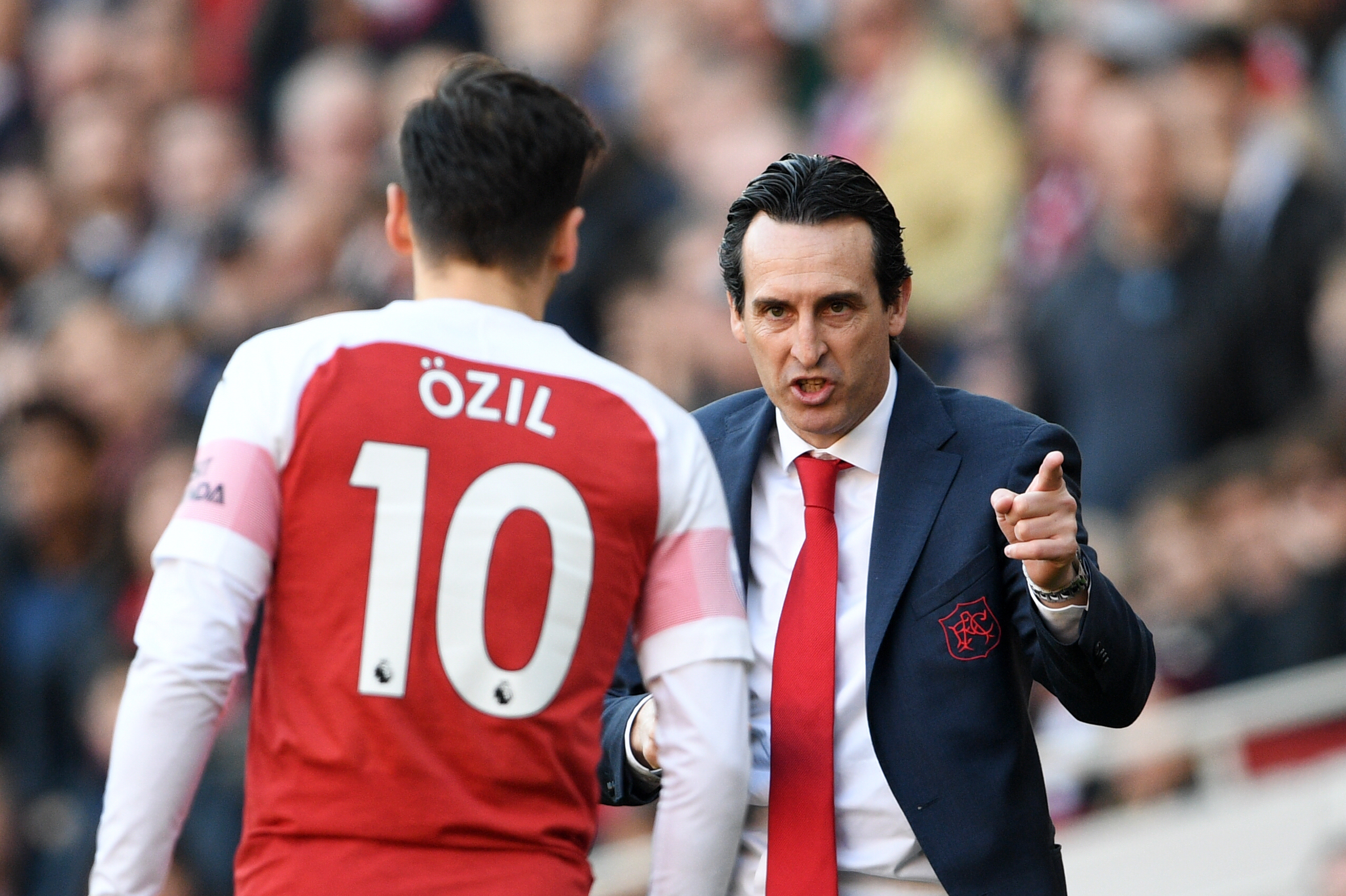 Unai Emery was not afraid to drop Ozil for key fixtures last season.