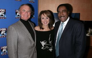 John Roland (l.), Rosanna Scotto and Bill McCreary of WNYW in 2007