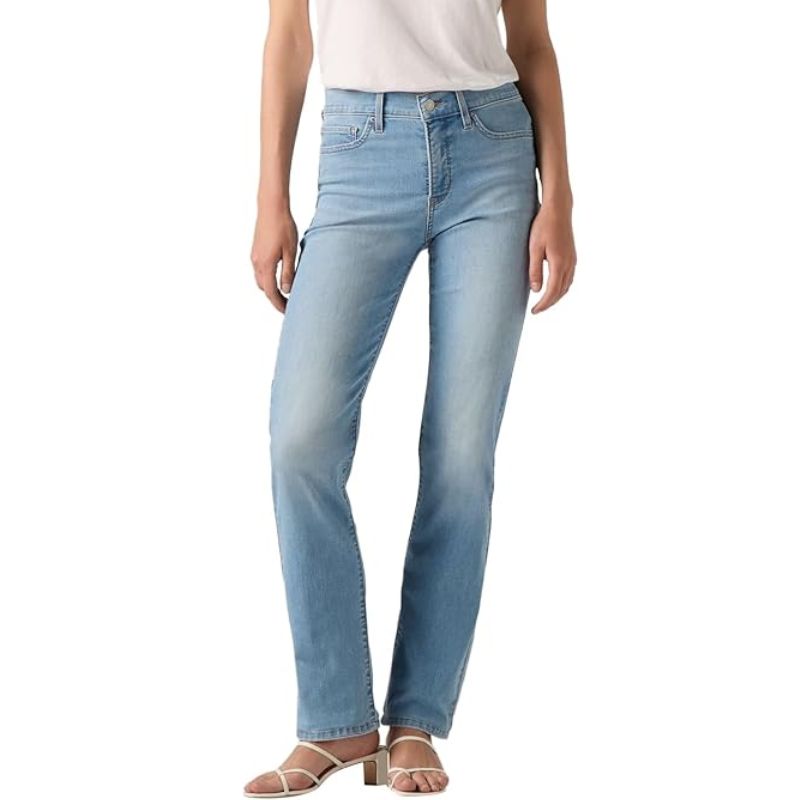 Levi's Women's 314 Shaping Straight Jeans on model