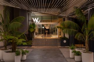 Entrance to W Hollywood