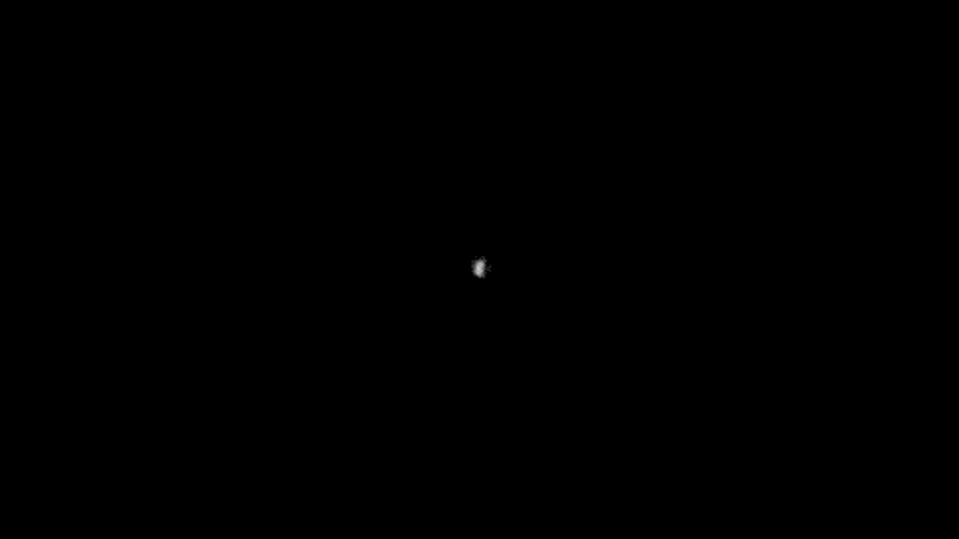 a distant image of a small moon