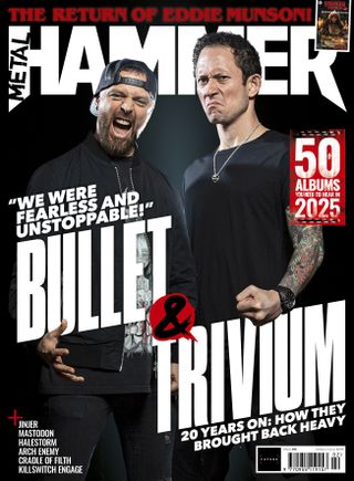 Matt Heafy and Matt Tuck on the cover on Metal Hammer