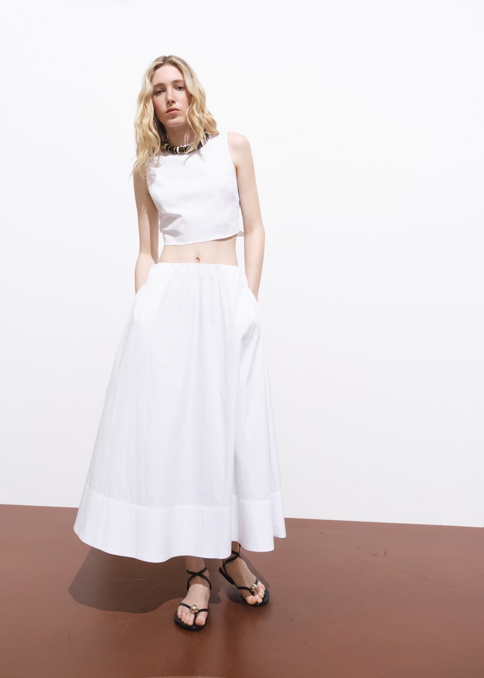 Long Pencil Skirt With Opening - Women | Mango Usa