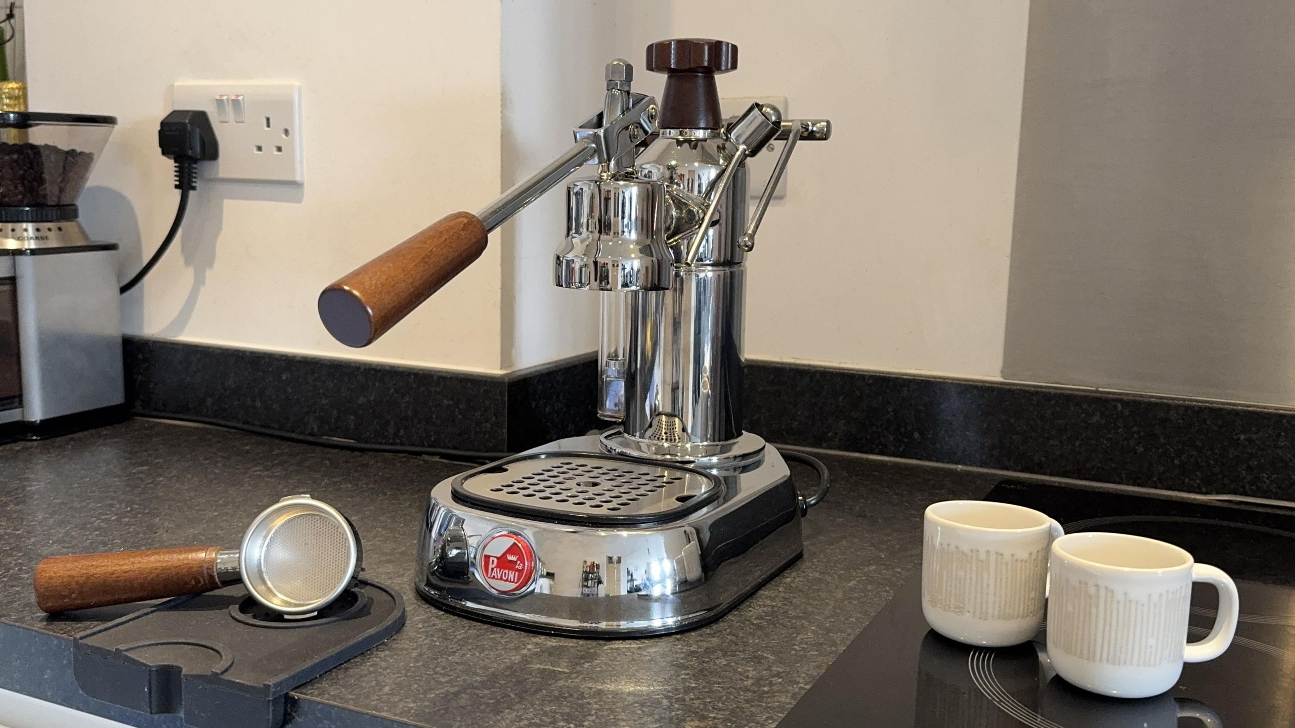 Using La Pavoni's Europiccola lever espresso machine is a labor of