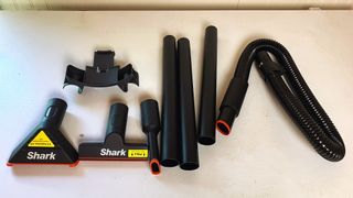 Shark MessMaster WetDry Vacuum being tested in writer's home