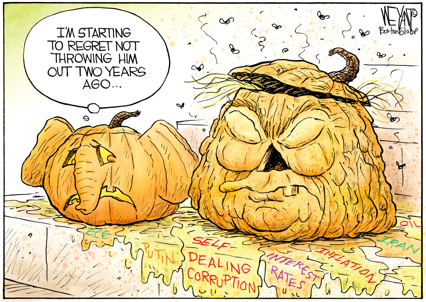 Political cartoon