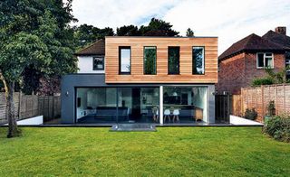 Modern two storey extension