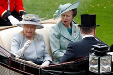 Princess Anne with the Queen