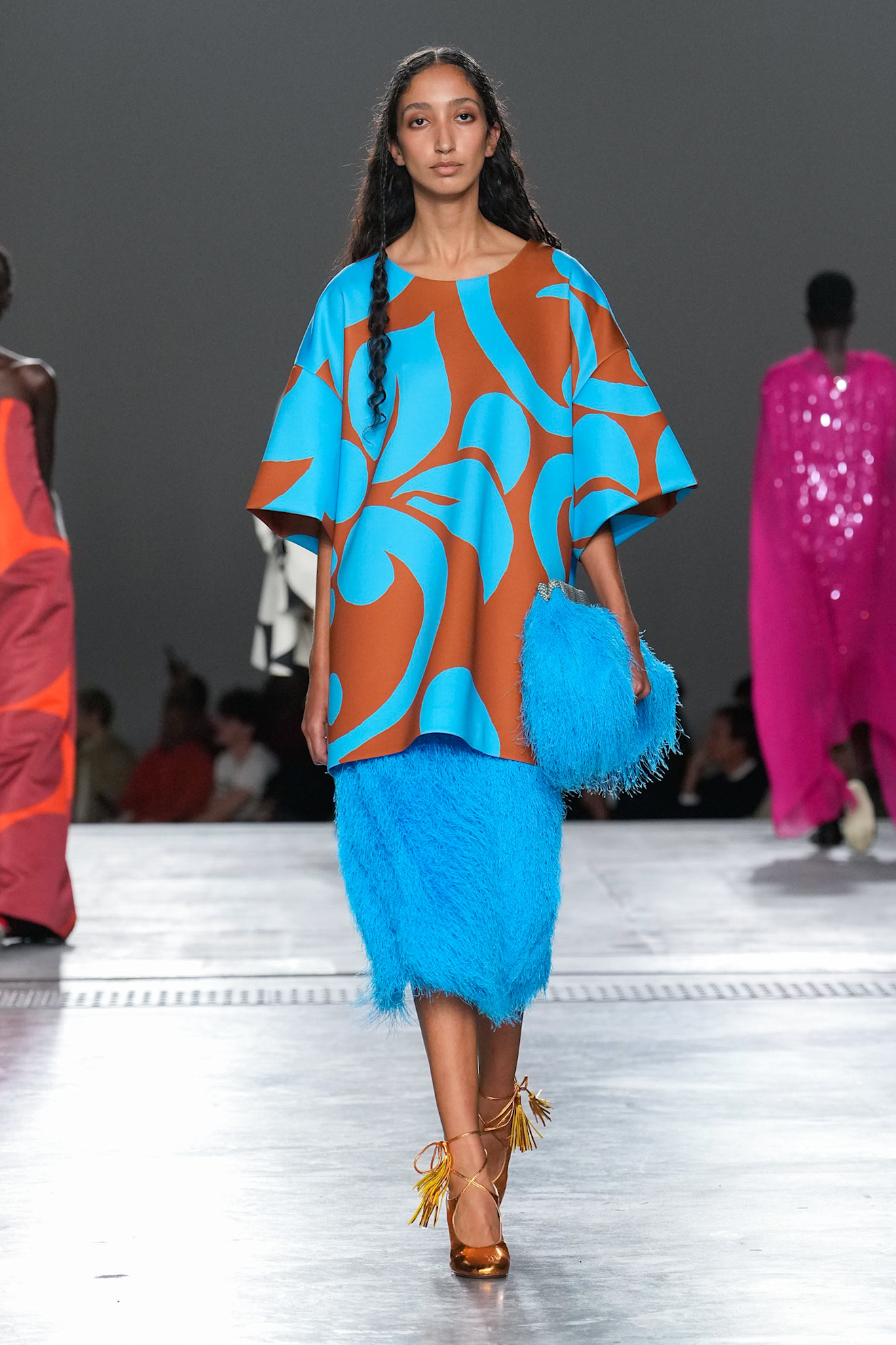 colorful looks from dries van noten spring 2026