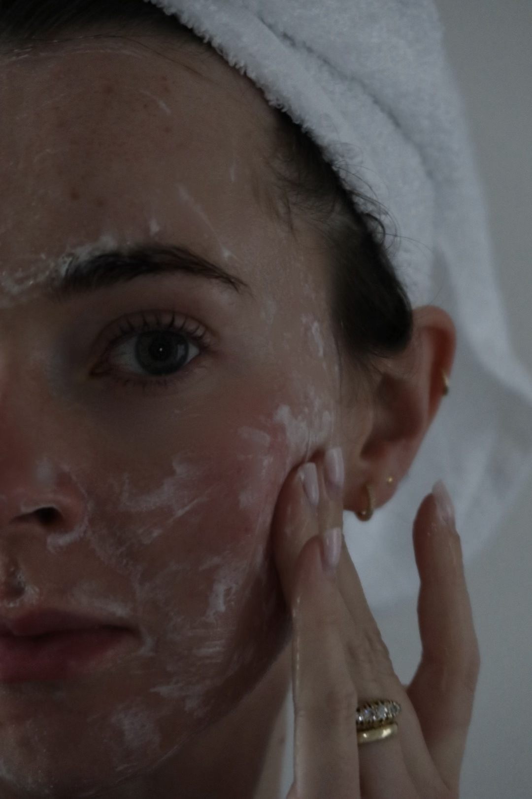 Grace Day using a foaming cleanser