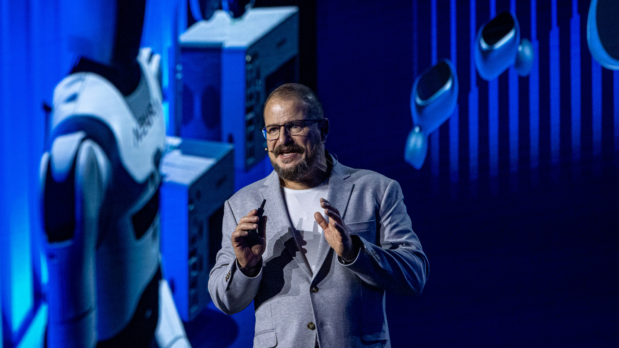 Cristiano Amon on stage at Computex 2026