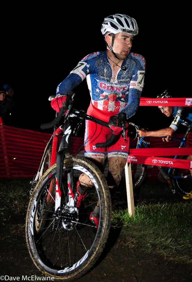 Yannick Eckmann (Cal Giant Berry Farms/ Specialized) racing in sixth position