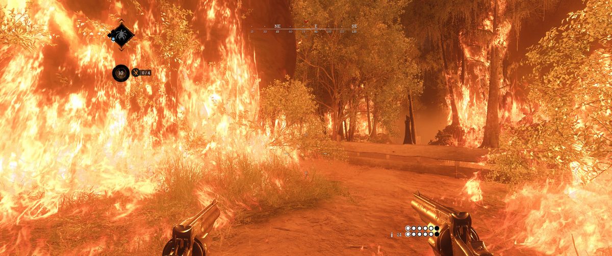 For a limited time, Hunt Showdown's map is literally on fire PC Gamer