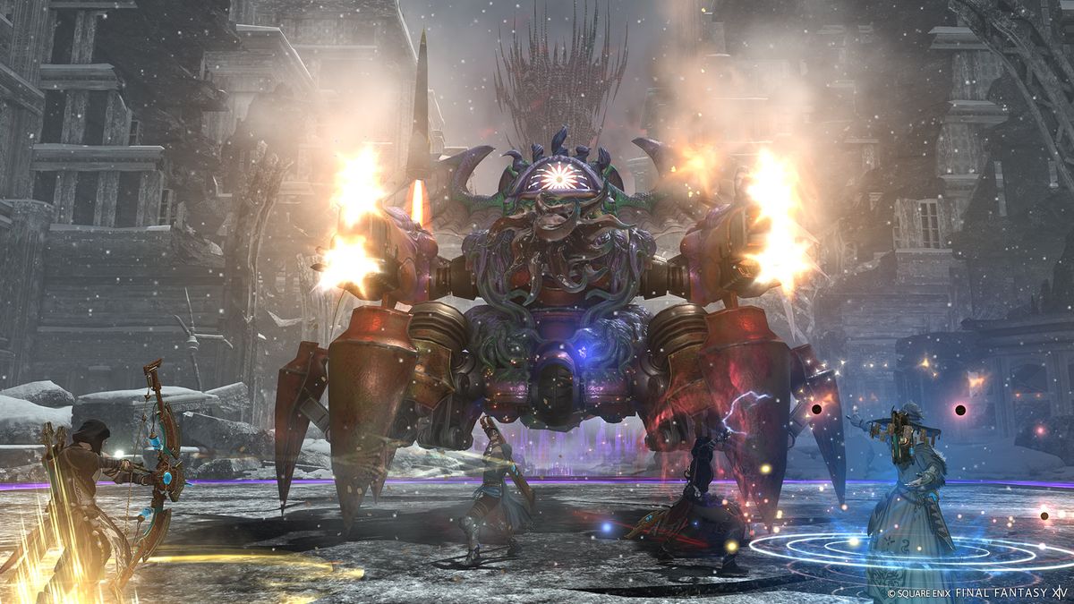 Pictures previewing patch 7.5 of Final Fantasy 14: Dawntrail.