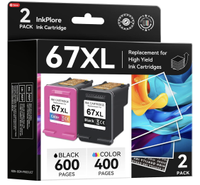 Inkplore  67XL Ink Cartridges 