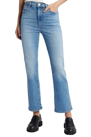 Le Sleek High Waist Ankle Straight Leg Jeans