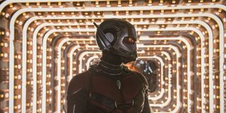 Ant-Man in front of a Quantum Tunnel
