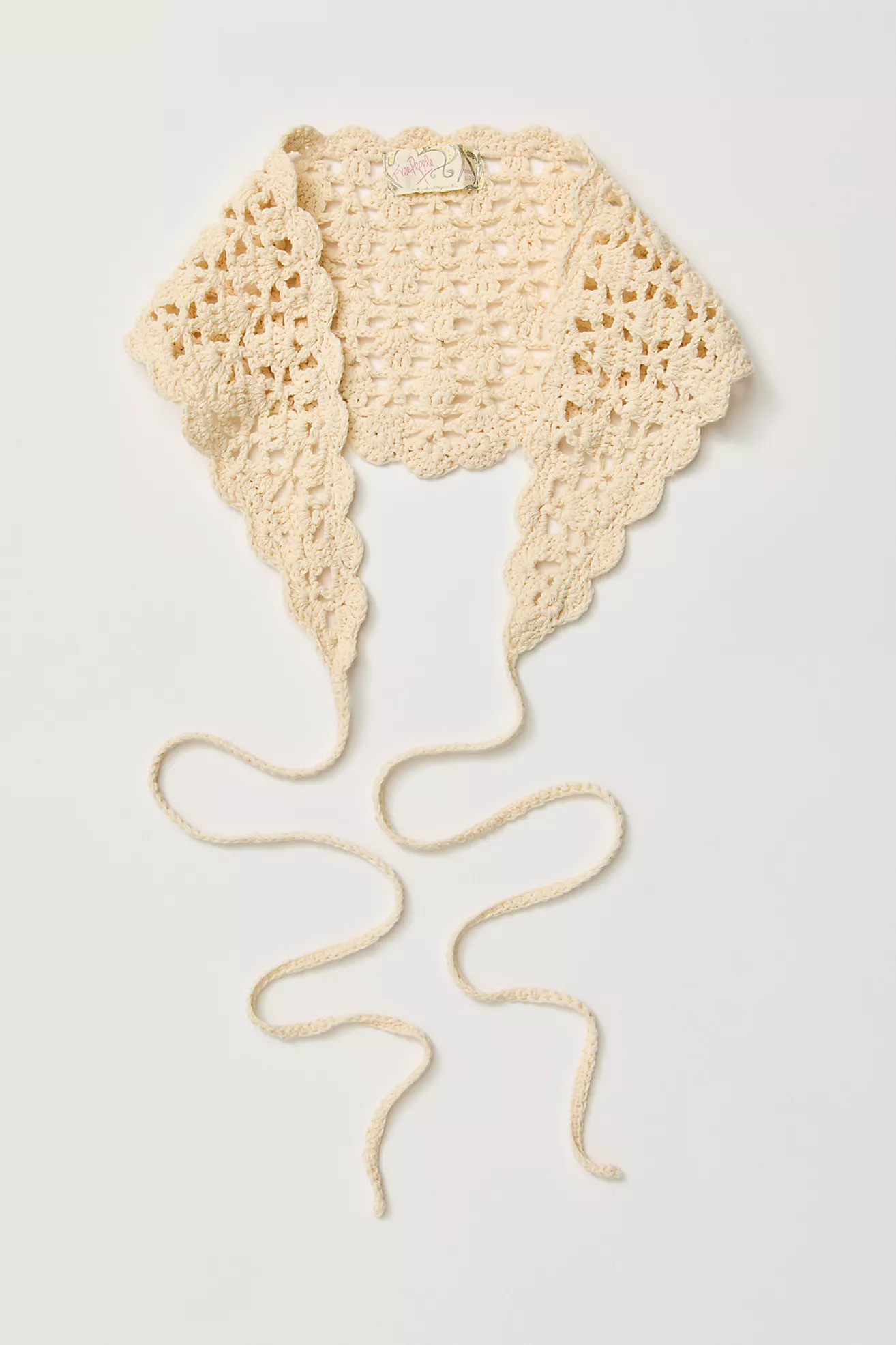 Colbie Crochet Triangle Scarf