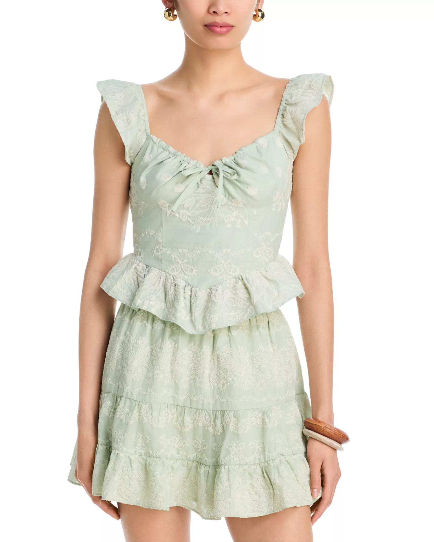 Embroidered Bustier Top - Exclusive