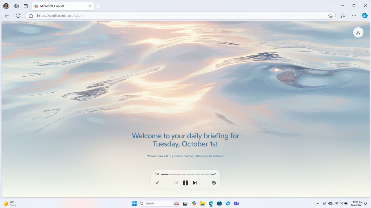 Microsoft CoPilot+ October update