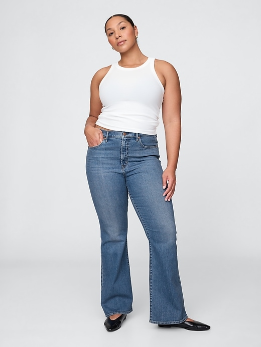 High Rise &#039;70s Flare Jeans