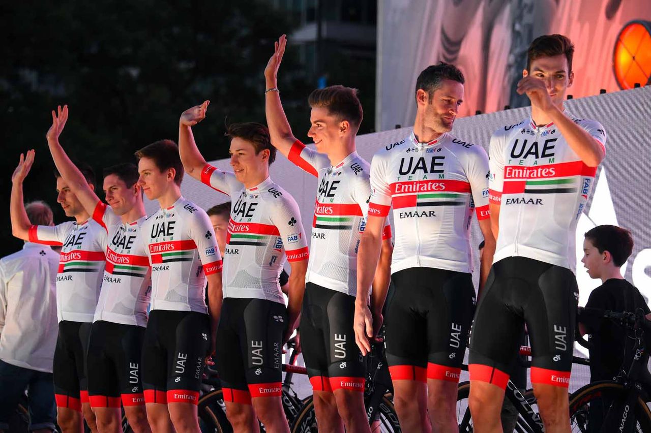 UAE Team Emirates at the 2019 Tour Down Under.