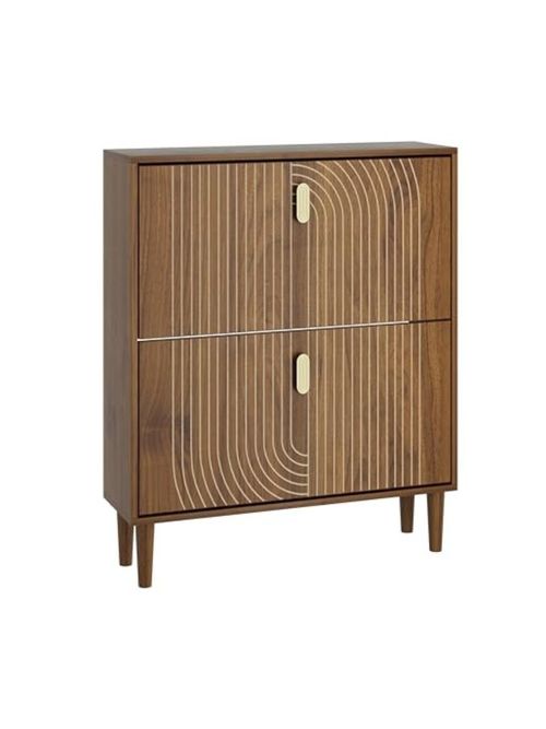Shoe Cabinet With 2 Flip Drawers