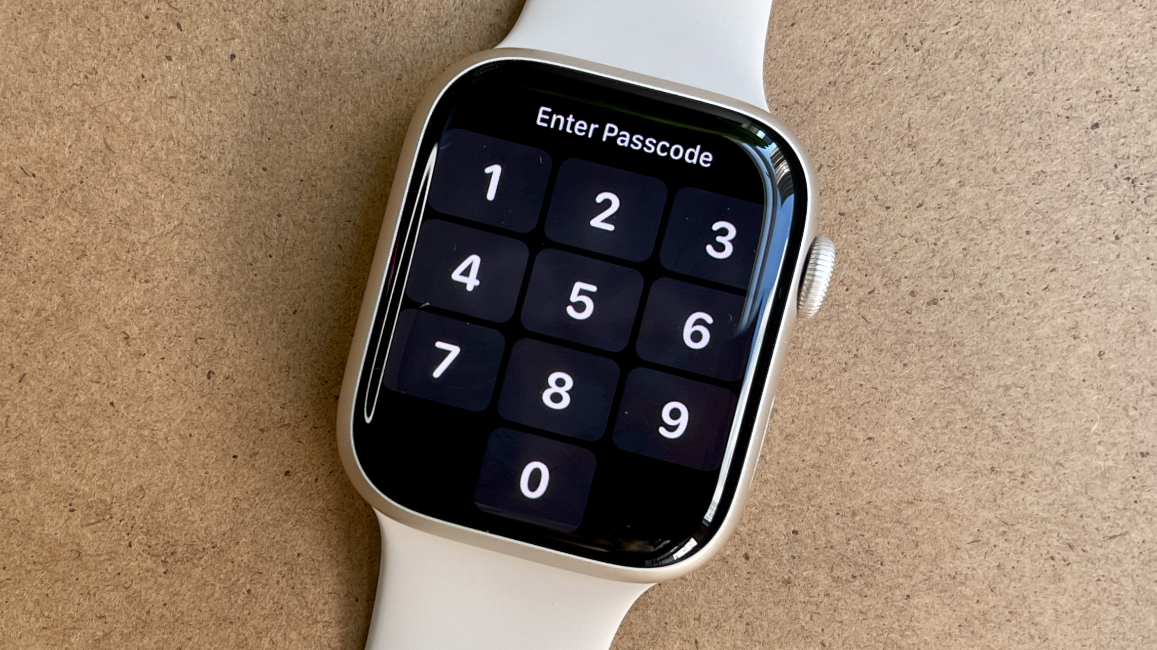 Apple Watch passcode