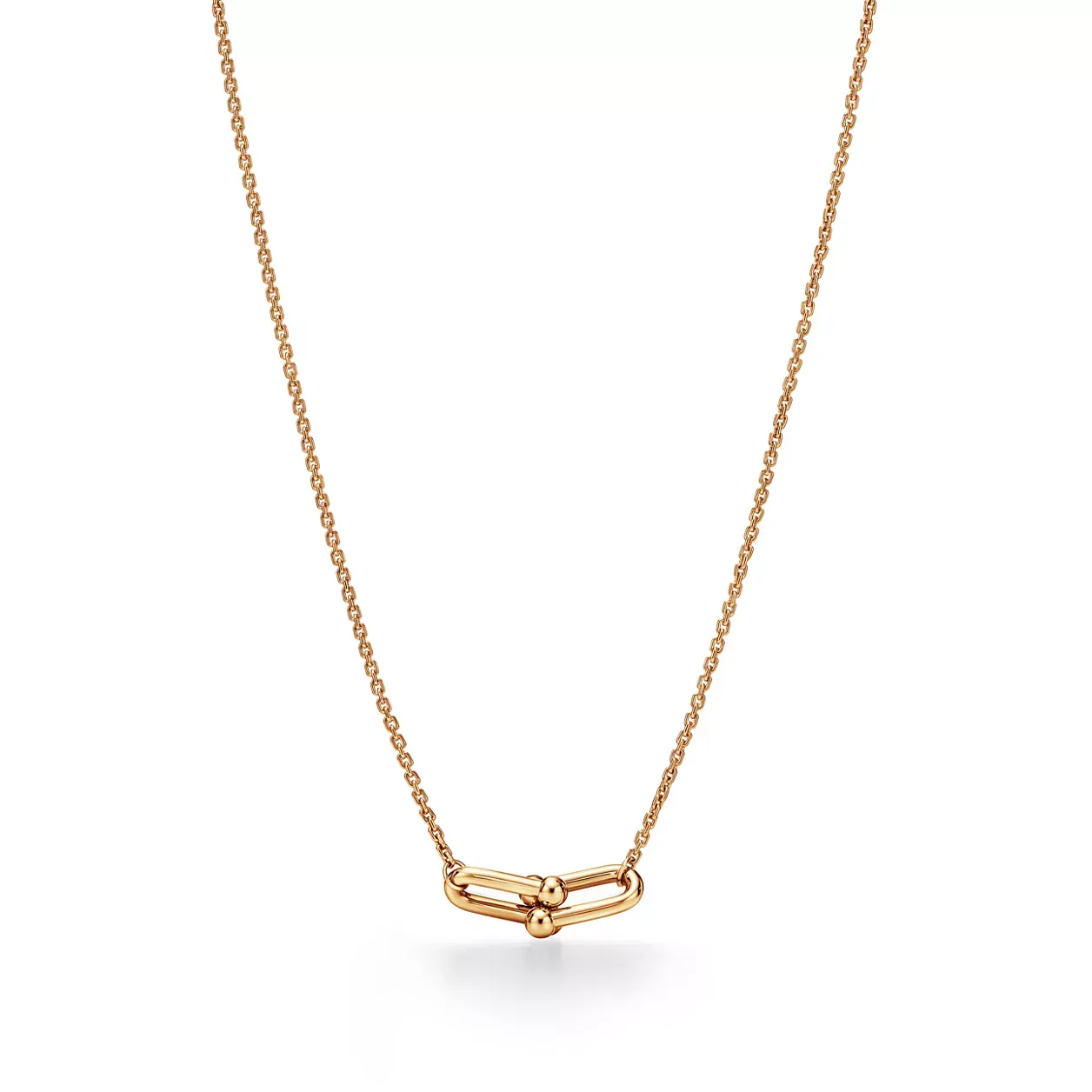 Tiffany &amp;amp; Co., Tiffany HardWear Small Double Link Pendant in Yellow Gold