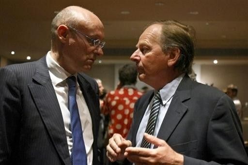 Laporte talks with ASO president Patrice Clerc