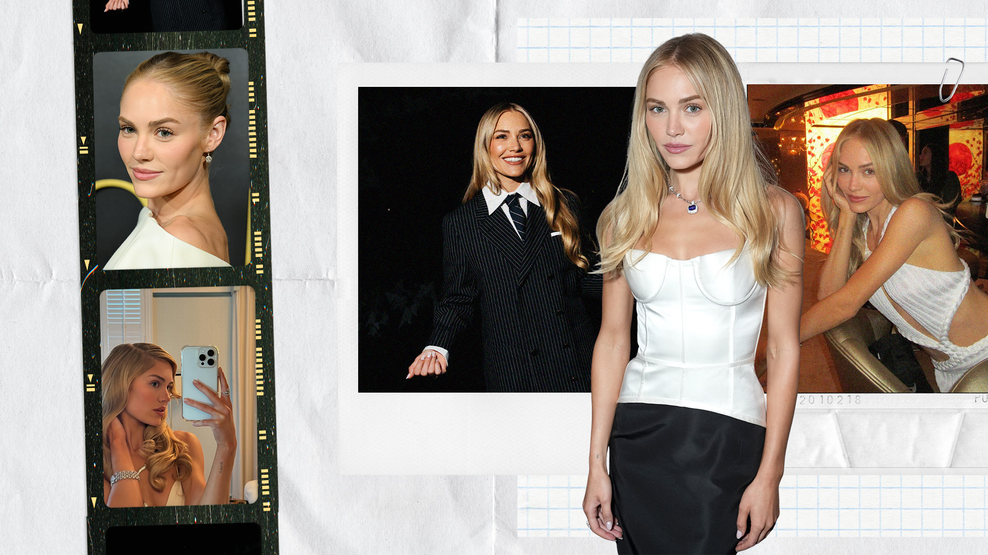 Photo collage of actress Michelle Randolph 