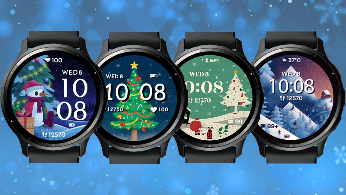 Garmin Christmas watch faces