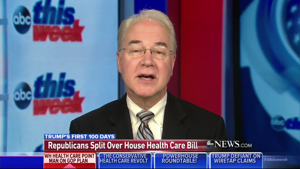 Tom Price on ABC