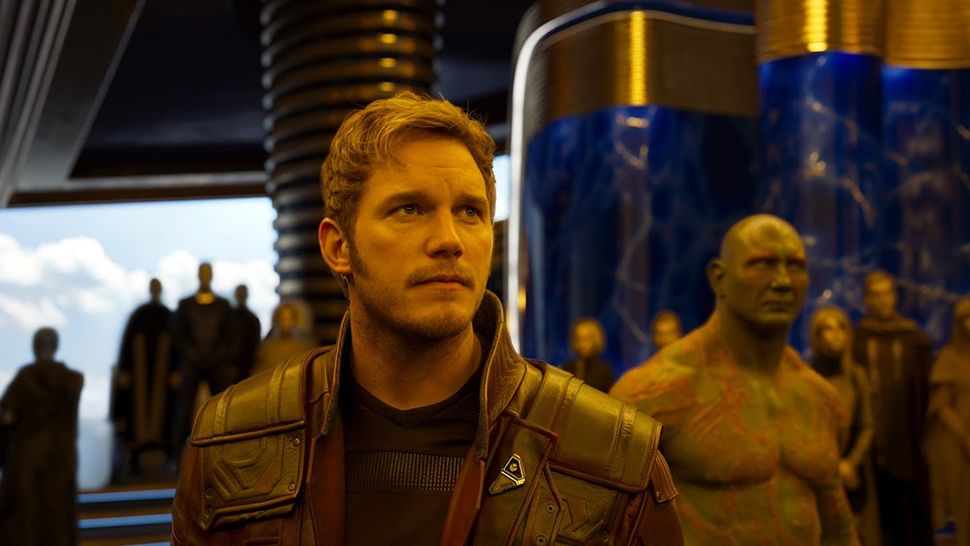 Star-Lord and Drax in Guardians of the Galaxy Vol. 2