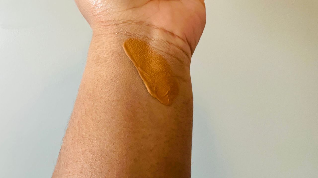 L'Or&eacute;al True Match Eye Cream In A Concealer color swatch on a person's wrist, for the best drugstore concealers.