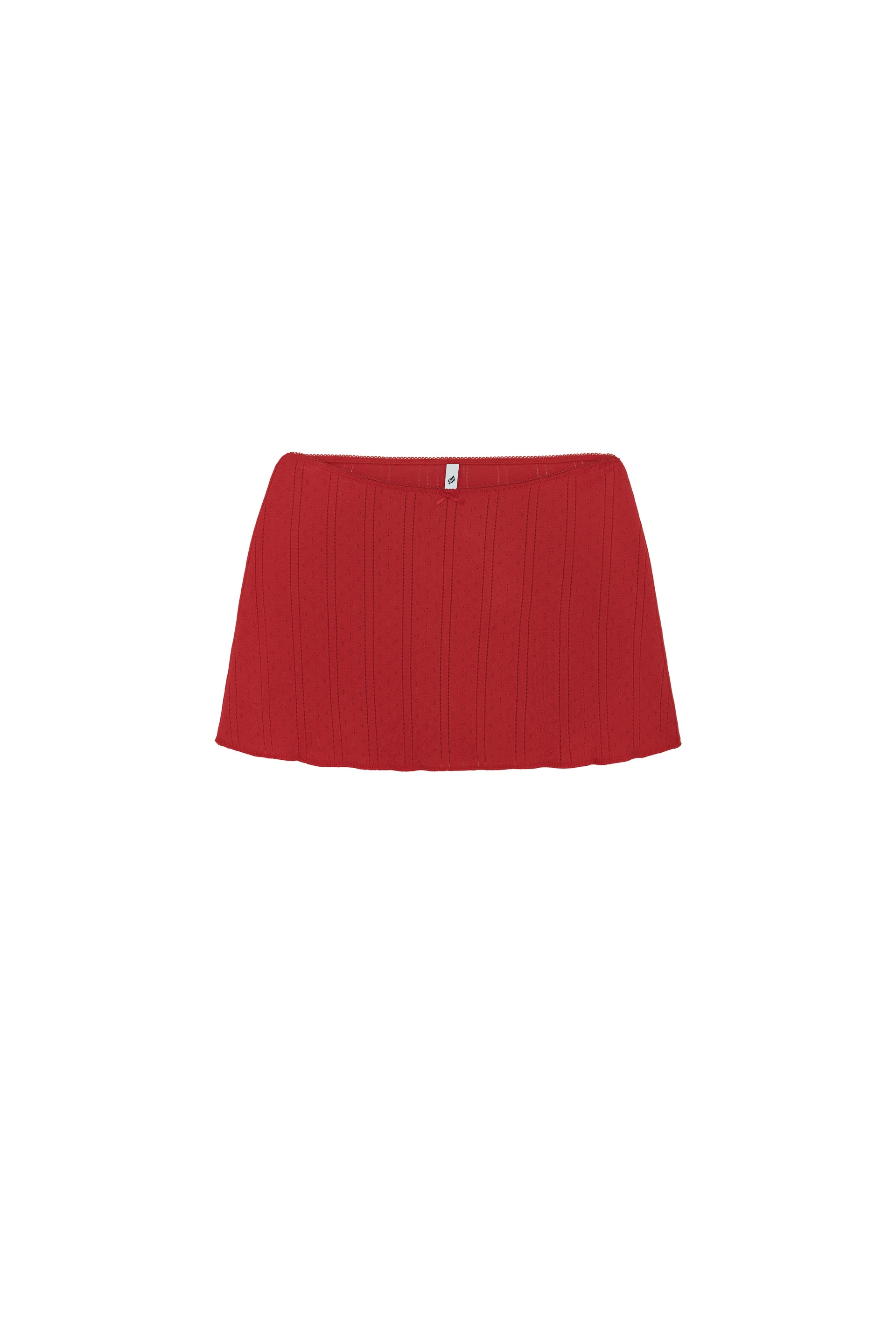The Mini Skirt Cherry Red
