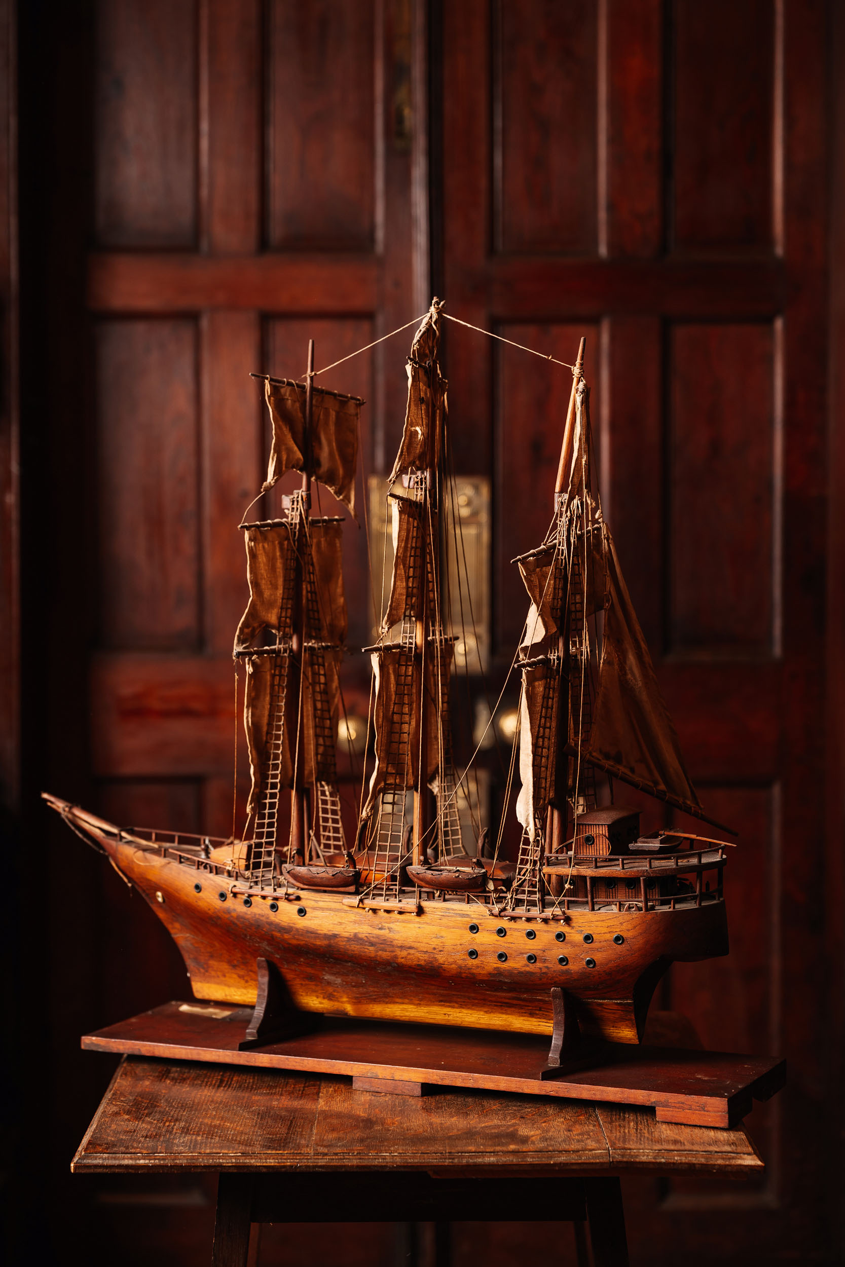 Chavenage House in the Cotswolds with James Lowsley-Williams and a hand-made ship