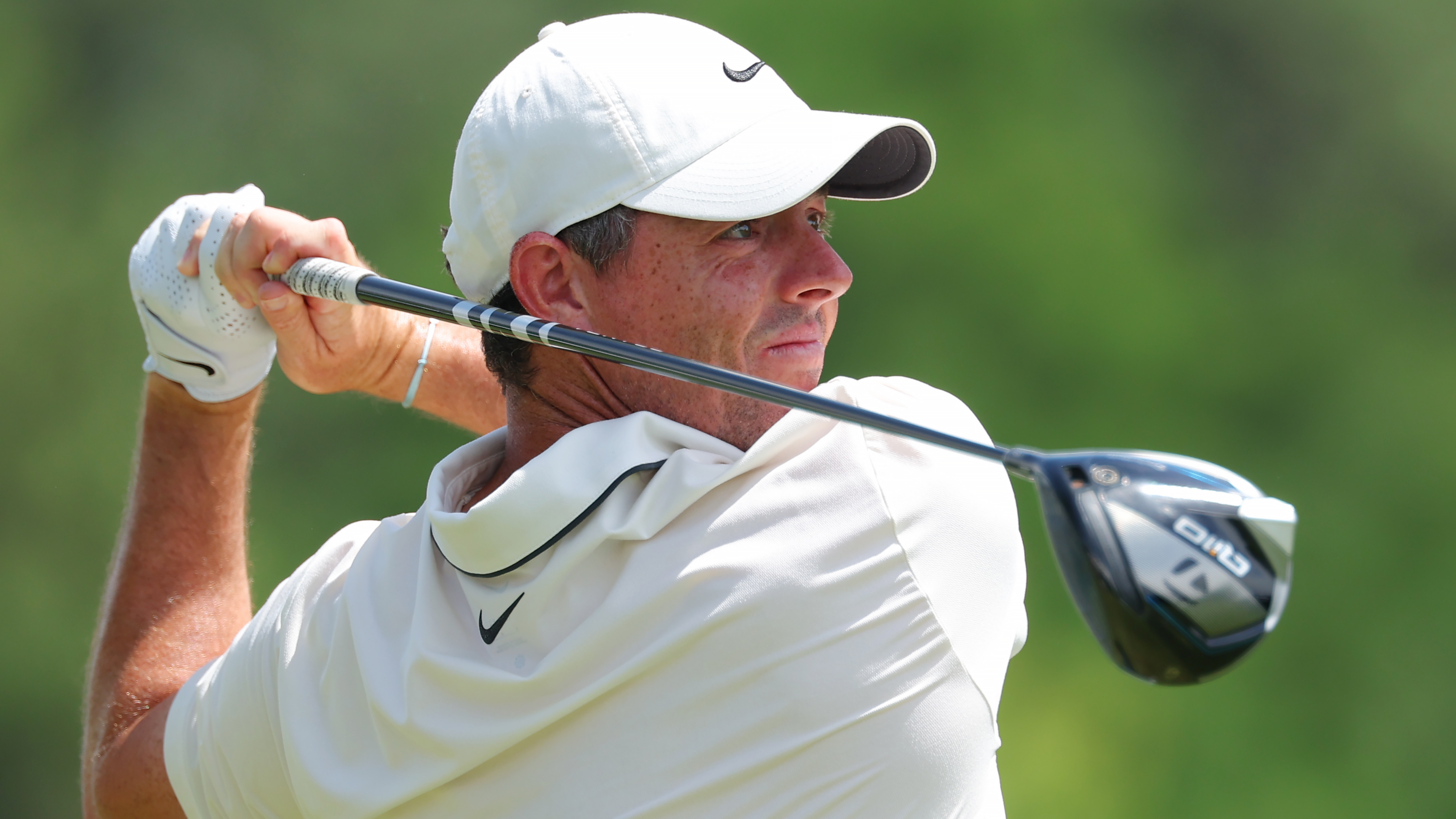 Rory McIroy takes a shot at the PGA Championship
