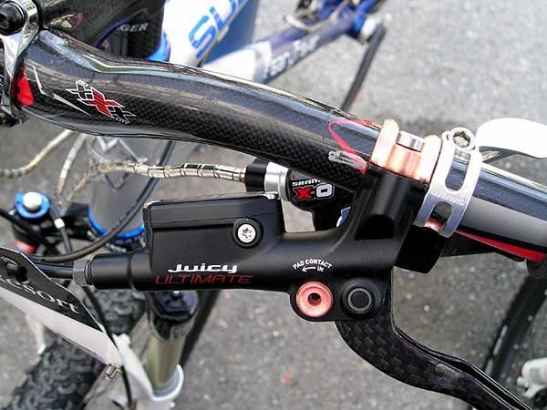 Copper finish Avid Ultimate brakes for new world cup podium guy JHK