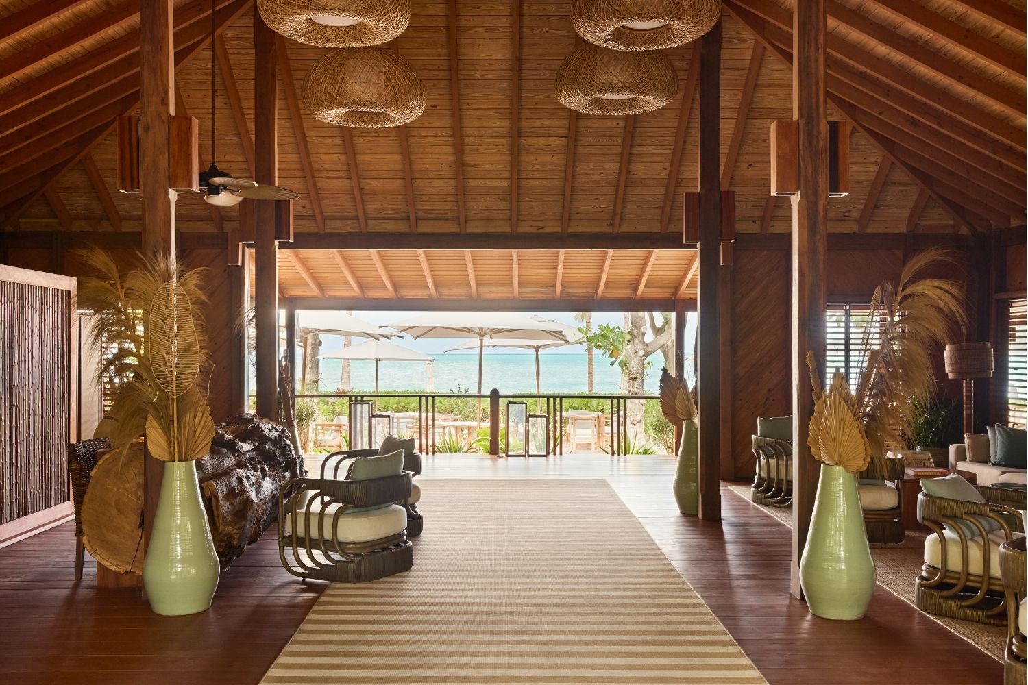 Hermitage Bay Antigua review - the lobby
