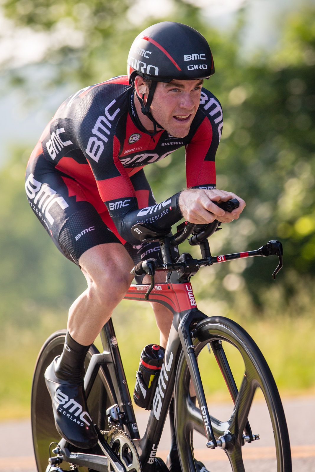 Brent Bookwalter (BMC) finished 4th at the US time trial championship