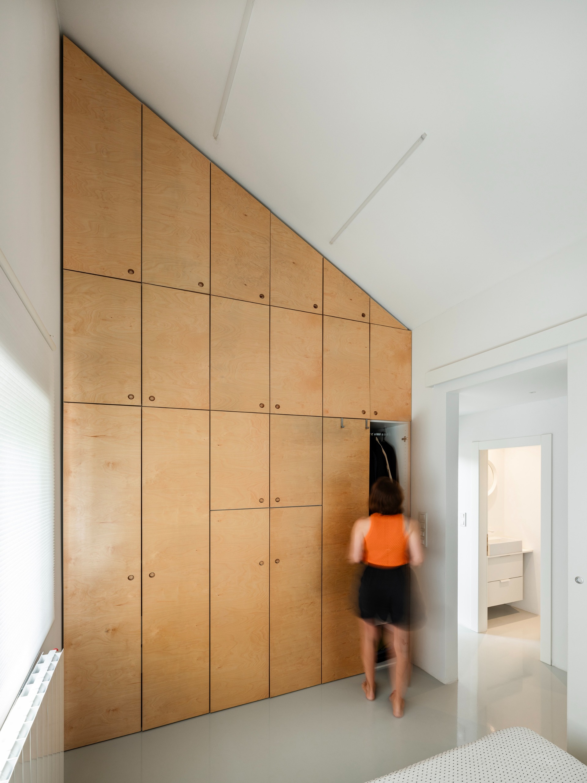The new floor features dramatic interiors